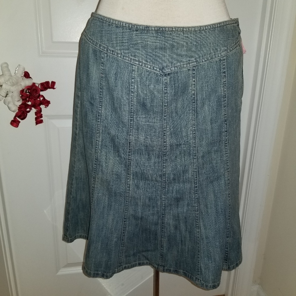 Sigrid Olsen Women's Denim Skirt
